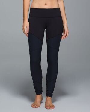 Lululemon Wunder Under Pant Special Edition Geometric Black/TSIB 6 NWT